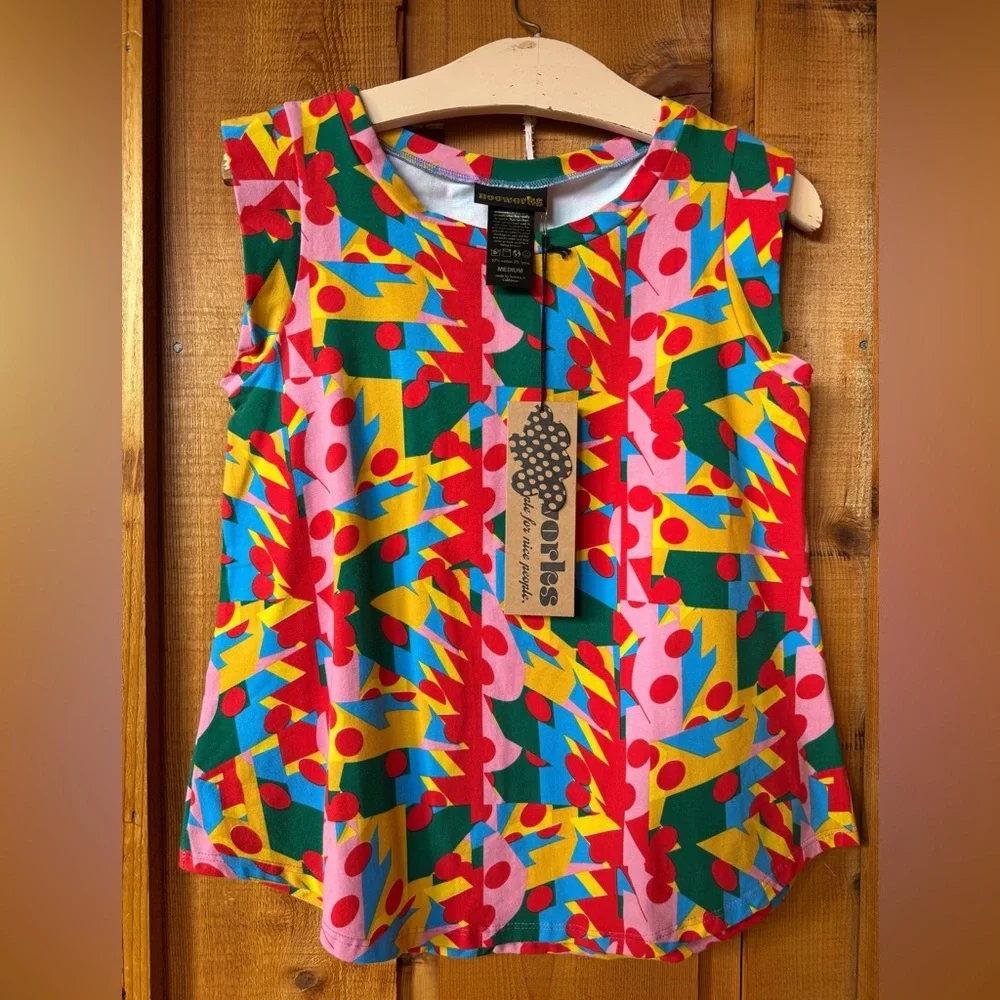 NOOWORKS muscle tee in Macarena - Picture 2 of 6